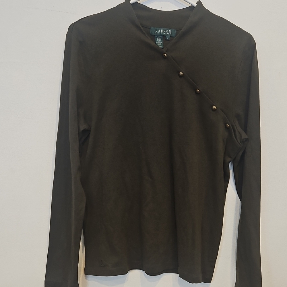 Polo by Ralph Lauren Olive Long Sleeve Top